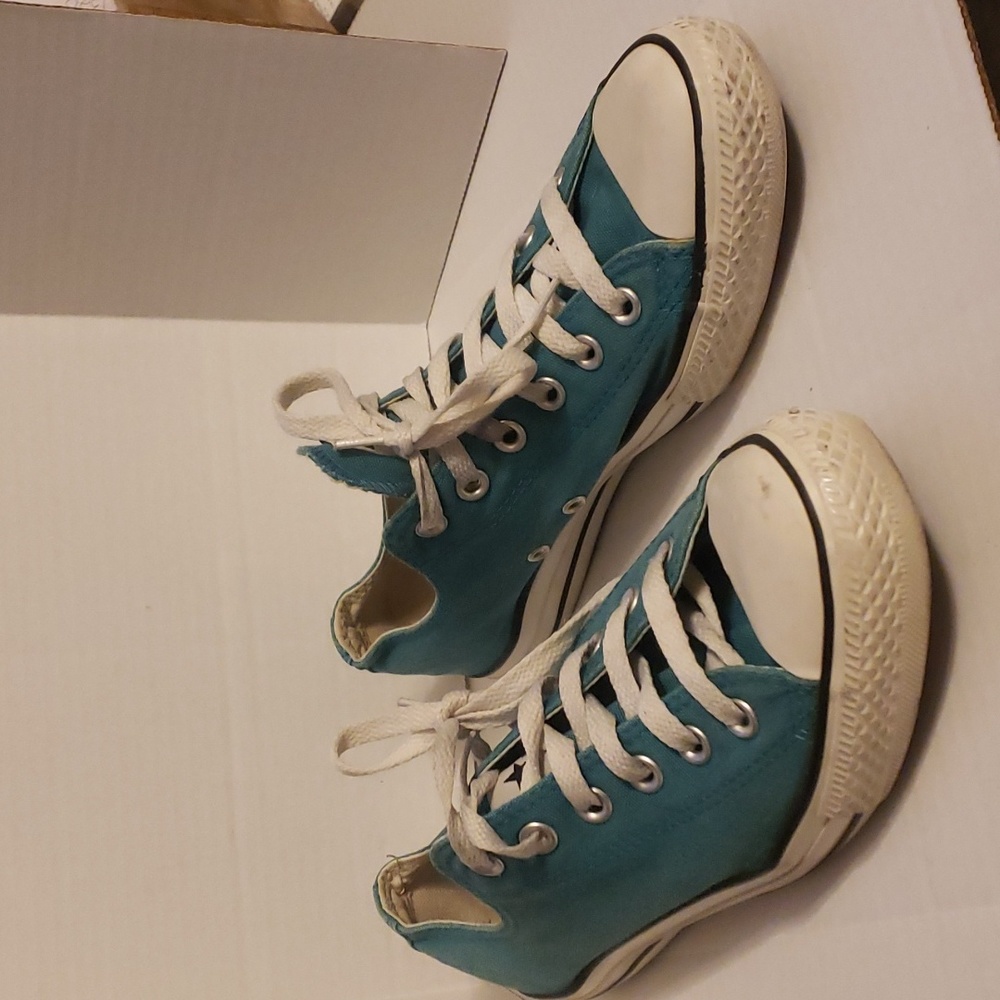 Converse All Stars Teal Blue men's 7 women's 9